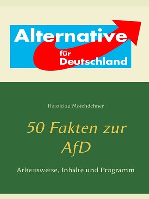 cover image of 50 Fakten zur AfD
